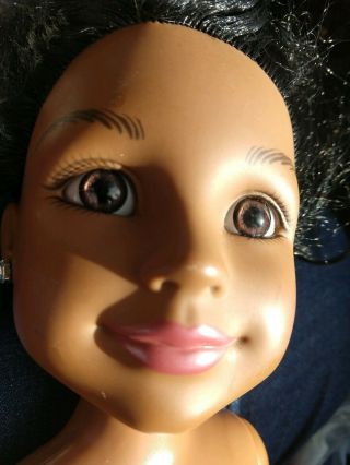 2010 Mga Bfc 18 " Doll Carmen ? Ethnic Brown Skin Brunette Brown Eyes Jointed