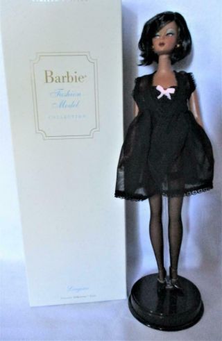 Mattel Silkstone Barbie Doll Lingerie Fashion Model 5 Mib C Of A Stand Etc; A,
