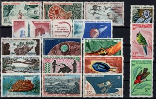 P130234/ Caledonia Airmail Stamps / Lot 1955 – 1966 Mnh