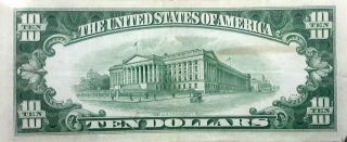 series 1950 B $10 dollar federal reserve note.  SN I 27771279 A 2