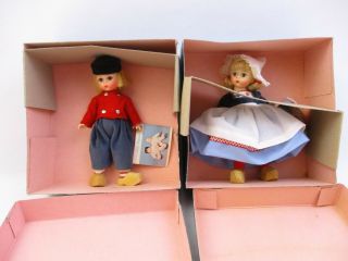 Madame Alexander 8 " Doll - Boy & Girl 591 " Netherlands " - W/box (48m)
