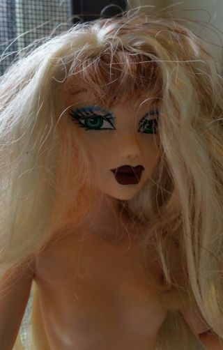 Mattel Barbie My Scene Doll Delancey Nude Blonde Blue Eyes Articulated Vguc