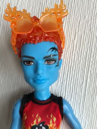 Monster High Doll Holt Hyde Swim Class Boy W Sandals Glasses Justice Exclusive