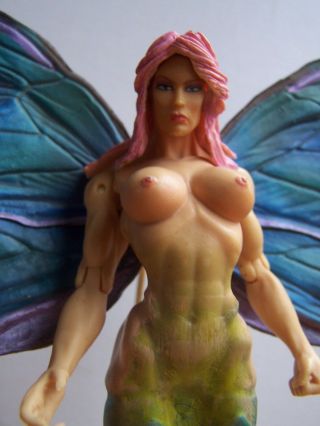 Butterfly Babe Nude Anatomically - Correct Resin Prototype Ooak Rare