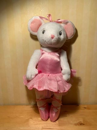 14 " Sababa Toys Angelina Ballerina Poseable Mouse Doll Plush Stuffed Animal Toy