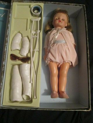 Vintage Madame Alexander Marybel Doll That Gets Well Case/accessories