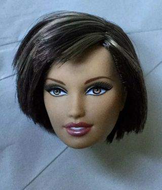 Barbie Mode Muse Doll Head Lara Face Basics Jeans 002 Model 02 Short Hair 4 Ooak