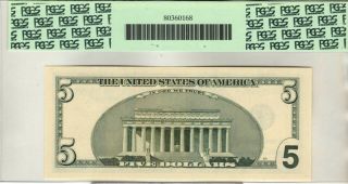 Fr.  1991 - G $5 2003 A Chicago Federal Reserve Note PCGS GEM 67 PPQ 2