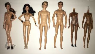Mattel Barbie And Ken Dolls