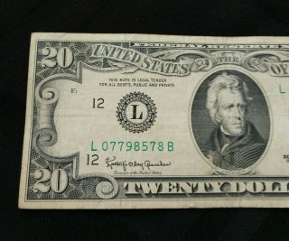 1963 Series A 20 Dollar Bill 3