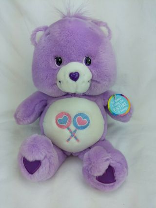 Care Bear Share Bear Play Along 13 " Musical Plush Toy 2003 Lollipops Euc