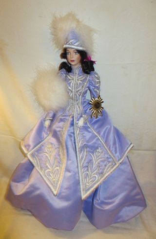 Bob Mackie Limited Edition Doll Legendary Beauties " Winter " Box
