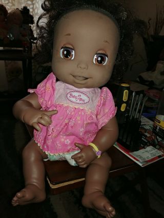 Baby Alive 2006 Soft Face African American Talks Interactive