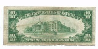 1934A $10 Note Kansas City Federal Reserve STAR Note - 2