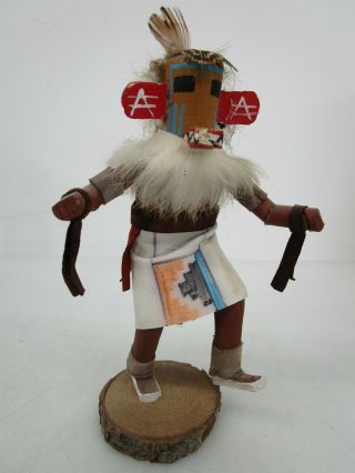 Hand Crafted Native Culture Wood Cloth Figurine Doll Figure