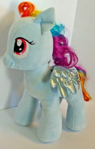 Build A Bear My Little Pony Rainbow Dash 16 " Blue Plush Toy Stuffed Animal