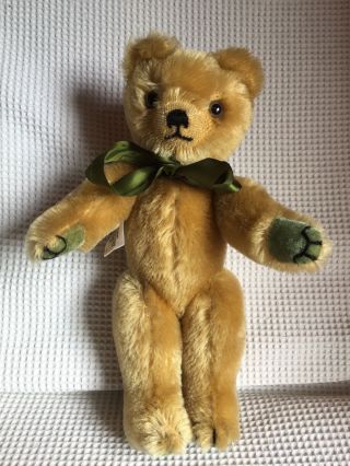 Merrythought Teddy Bear 12 " Brown Pure Mohair Exclusive Harrods Vgc
