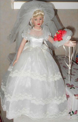 Tonner 18 " Kitty Collier " Bridal Bliss " Doll W Box