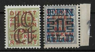 Netherlands 1923 Nh Complete Set Of 3 Nvph 132 - 133 Cv €275 Vf