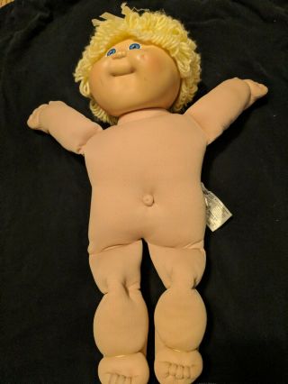 Cabbage Patch Kids Doll Short Blond Curly Hair