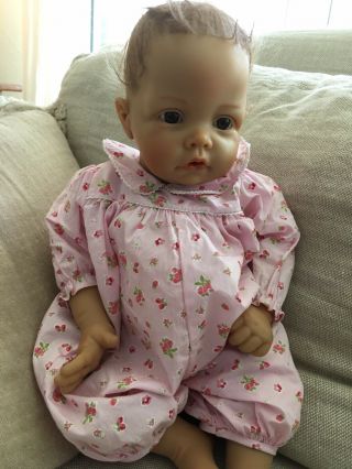 Ashton Drake Galleries So Truly Real -,  Lifelike Doll By Elly Knoops