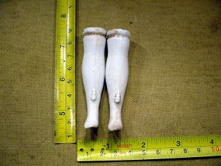 A Pair Excavated Vintage Victorian Binding Legs Age 1860 Size 2.  8 " German 9345