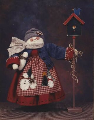 Pattern - Primitive Snowgirl - Awesome Apron - Take A Look - Mulberry Street