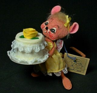 Vintage Annalee Birthday Girl Mouse 1994 2026
