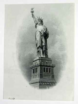 American Bnc,  Proof Vignette Statue Of Liberty 1890 - 1920 Unc.  Abn