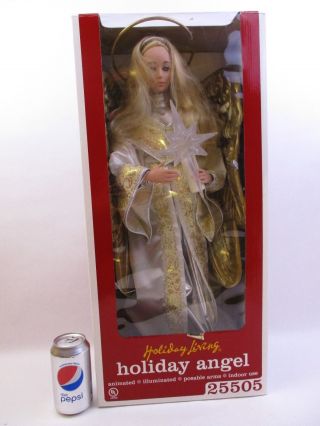 Holiday Creations Living 25505 - 25 " Animated & Lighted Angel Doll - W/box