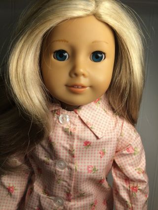Pre - Owned,  Light Skin American Girl Doll With Blonde Hair And Blue Eyes
