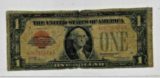$1 " United States " (red Seal) " Rare 1928 " United States " (red Seal) $1 Rare