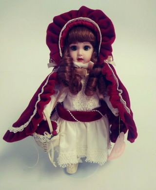 1993 Little Red Riding Hood Doll Maryse Nicole Limited From Franklin