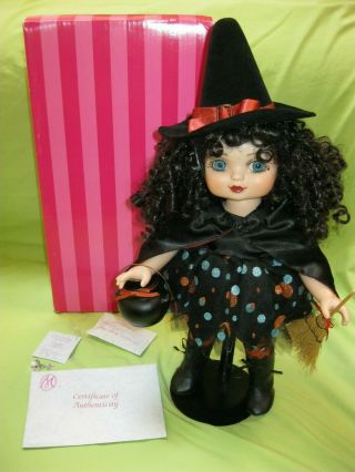 Marie Osmond Adora Boo Belle Halloween Witch Trick Or Treater 15 " Doll