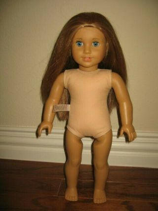 American Girl Doll Truly Me 18 In.  Blue Eyes Long Strawberry Blond Straight Hair 2