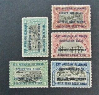 Nystamps German East Africa Stamp N17//n22 Og H $57