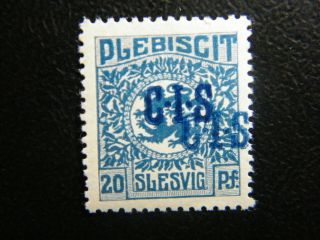Local Germany 1920 Schleswig Overprint Dd Signed