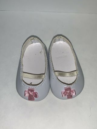 American Girl Doll White Shoes Flats Pleasant Company Samantha Nellie Molly
