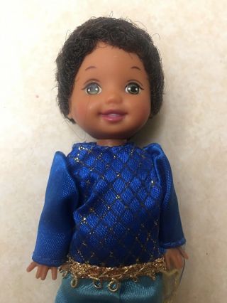 Mattel Barbie Kelly Tommy as Lil Prince AA African American Rapunzel Doll 3