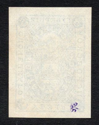 Russian Zemstvo Opochka 1894 stamp Solov 6 MH proof CV=15$ lot1 2