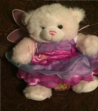 Build A Bear Girl Scout Princess Pink Doll White Plush Stuffed Animal Disney