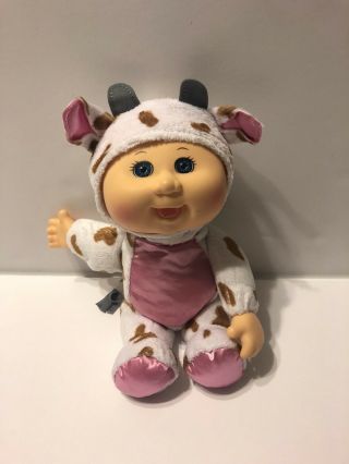 Cabbage Patch Kids Cutie Barnyard Friends Coco Cow Blue Eyed Doll