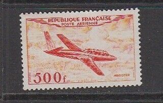France: Airmails 1954 500fr Key Value Nhm Og