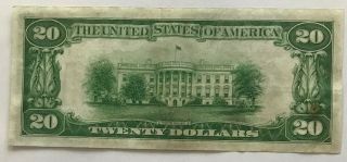 WOW 1934 $20 York Federal Reserve Note 2