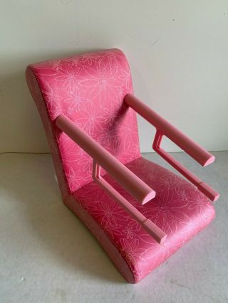 American Girl Doll Hook On Table High Chair,  American Girl Pink Doll Chair