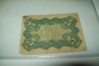 U.  S.  TREASURY March 3rd 1863 Fractional Currency 5 Cents 3