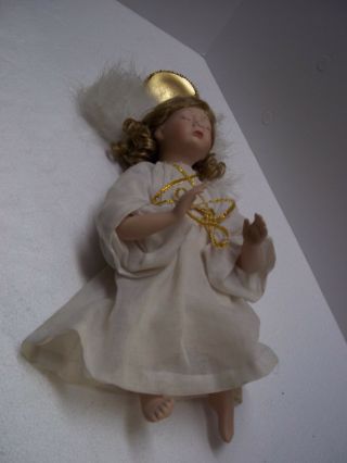 Ashton Drake Oh Holy Night Blessed Angel Doll Box Nativity Porcelain