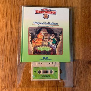 Teddy Ruxpin Adventure Series Teddy and the Mudblups Cassette & Book 3