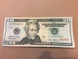2009 Twenty Dollar Bill Star Note ($20)