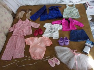 American Girl & Og 18 Inch Doll Size Clothes & Shoes Assorment